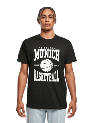 FC Bayern T-Shirt Basketball College - Schwarz - Herren