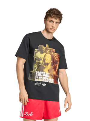 FC Bayern T-Shirt Bob Marley - Schwarz