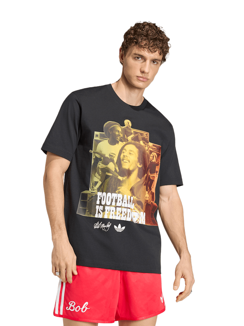 FC Bayern T-Shirt Bob Marley - Schwarz