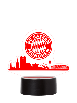 FC Bayern LED Skyline - Rot
