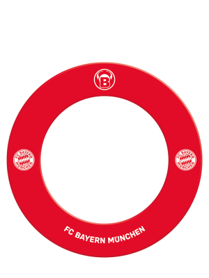 FC Bayern Dart Surround Board - Rot