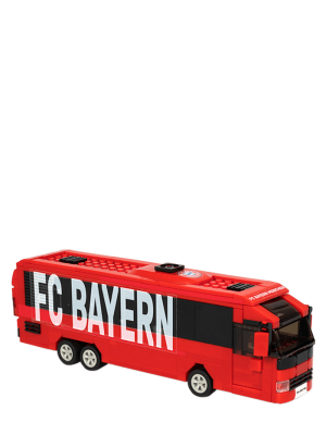 FC Bayern Klemmbausteine Mannschaftsbus - Rot - Kinder
