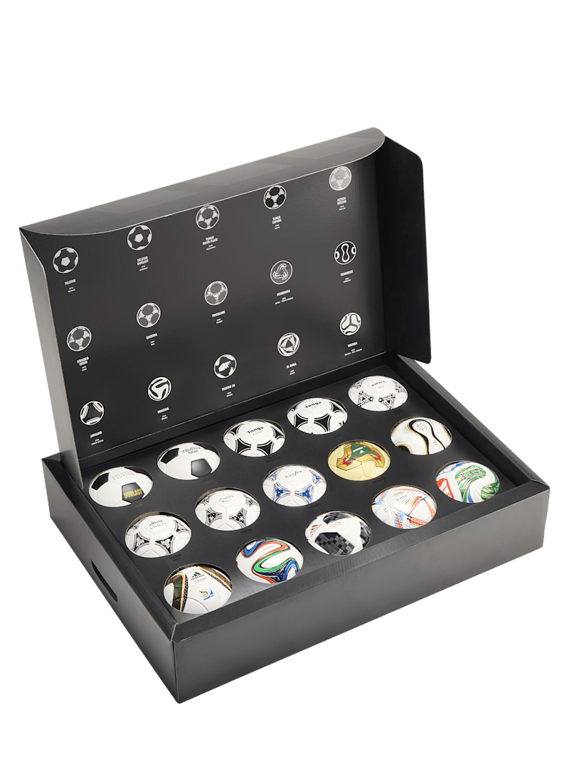 FC Bayern Historisches Ball Set Mini - Mehrfarbig - adidas