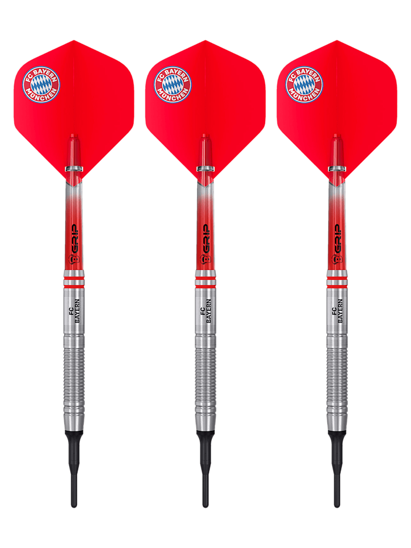 FC Bayern Softdarts Tungsten 18 g - Rot/Weiß