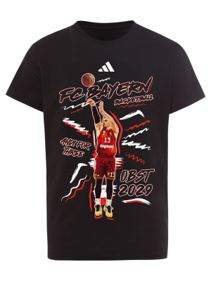 FC Bayern Basketball T-Shirt Obst 2029 - Schwarz - adidas