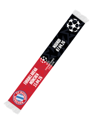 FC Bayern Schal UCL Viertelfinale 25-26 Madrid - Mehrfarbig