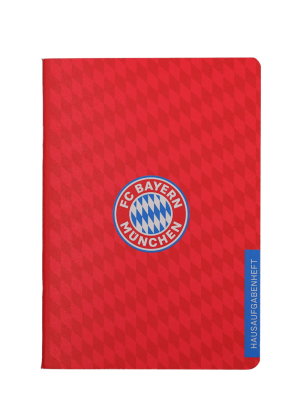 FC Bayern Hausaufgabenheft - Rot - Kinder