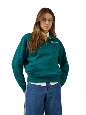 FC Bayern Half-Zip Spring - Grün - Damen