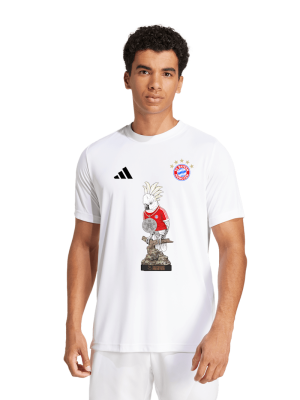 FC Bayern T-Shirt Meister 2026 - Weiß - Herren - adidas