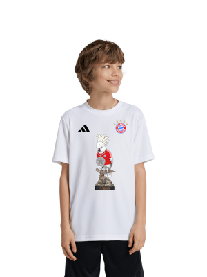 FC Bayern T-Shirt Meister 2026 - Weiß - Kinder - adidas