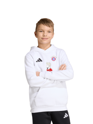 FC Bayern Hoodie Meister 2026 - Weiß - Kinder - adidas