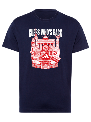FC Bayern T-Shirt Road to Berlin 2026 - Navy - adidas