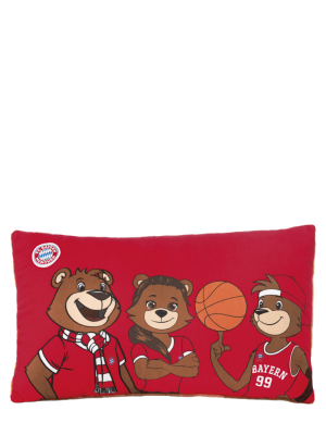 FC Bayern Kissen Masktottchen 43x25 cm - Rot - Baby