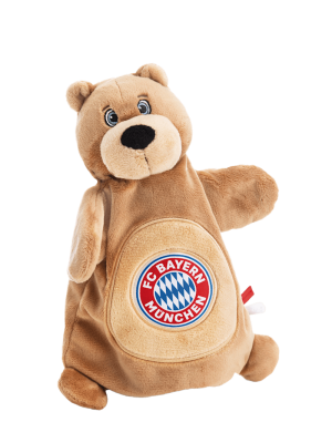 FC Bayern Handpuppe Schmusetuch Berni - Rot - Baby