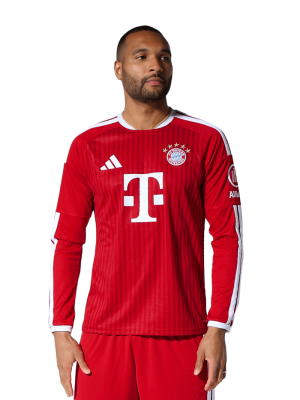 FC Bayern Langarm Trikot Home 26-27 - Rot - Heimtrikot - Herren - adidas