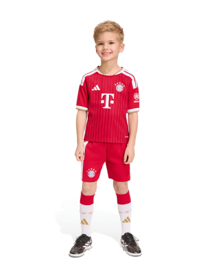 FC Bayern Mini Kit Trikot Home 26-27 - Rot - Heimtrikot - Kinder - adidas