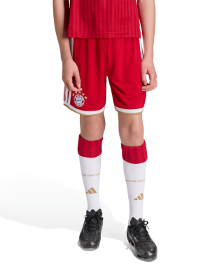 FC Bayern Short Home 26-27 - Rot - Kinder - adidas