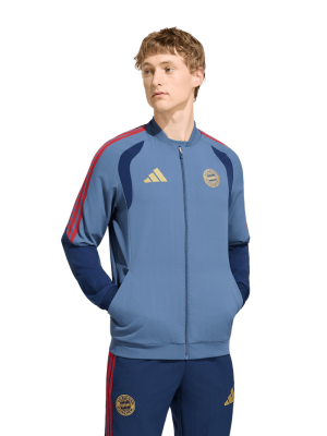 FC Bayern Präsentationsjacke Teamline - Blau - adidas