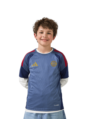 FC Bayern Trainingsshirt Teamline - Blau - Kinder - adidas