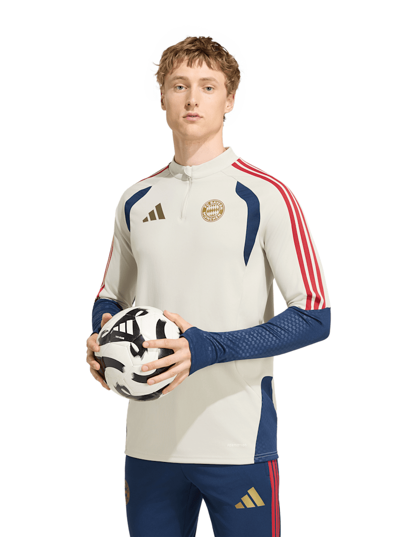 FC Bayern Trainingstop Teamline - Off white - adidas