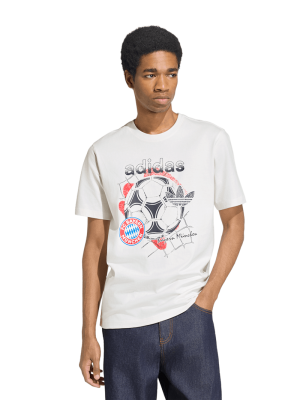 FC Bayern T-Shirt Graphic - Weiß