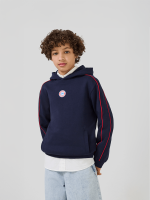 FC Bayern Hoodie Essentials - Navy - Kinder