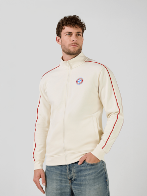 FC Bayern Zip-Jacke Essentials - Off white