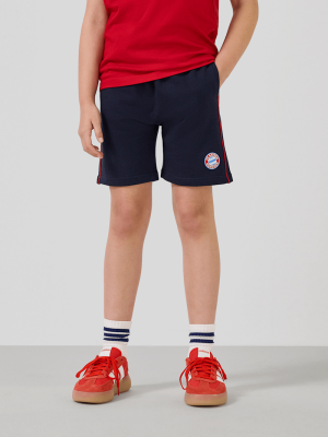 FC Bayern Sweatshort Essentials - Navy - Kinder