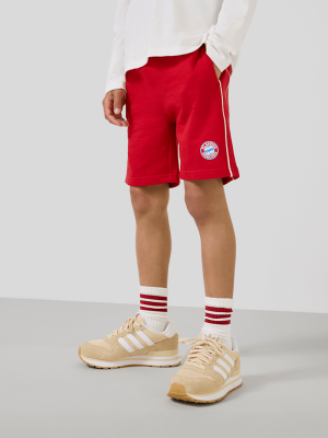 FC Bayern Sweatshort Essentials - Rot - Kinder