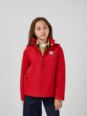 FC Bayern Regenjacke Essentials - Rot - Kinder