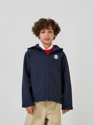 FC Bayern Softshelljacke Essentials - Navy - Kinder