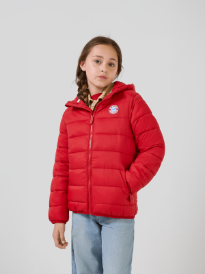 FC Bayern Steppjacke Essentials - Rot - Kinder