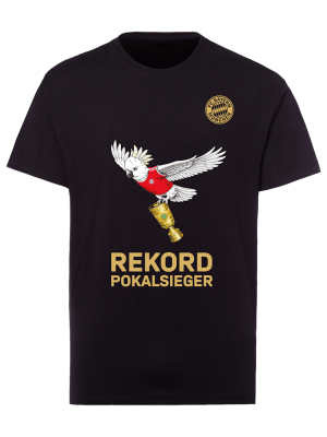 FC Bayern T-Shirt DFB-Pokalsieger 2026 - Schwarz - Herren - adidas