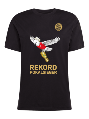 FC Bayern T-Shirt DFB-Pokalsieger 2026 - Schwarz - Damen - adidas