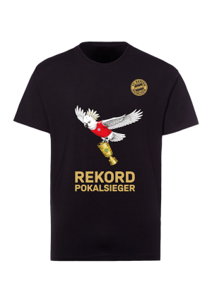 FC Bayern T-Shirt DFB-Pokalsieger 2026 - Schwarz - Kinder - adidas