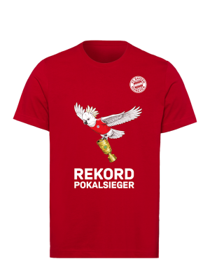 FC Bayern T-Shirt DFB-Pokalsieger 2026 - Rot - Kinder - adidas