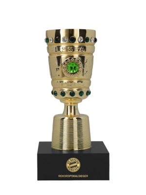 FC Bayern DFB Pokal 15 cm Rekordpokalsieger - Gold