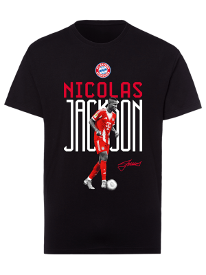 FC Bayern T-Shirt Abschied Jackson - Schwarz