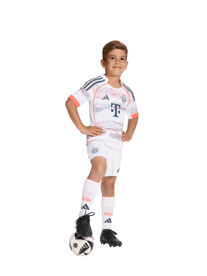 FC Bayern Mini Kit Trikot Away 25-26 - Weiß - Auswärtstrikot - Kinder - adidas