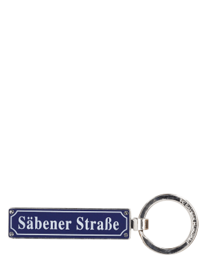 FC Bayern Schlüsselanhänger Säbener Straße - Blau