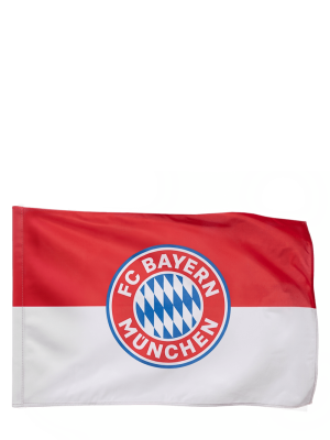 FC Bayern Fahne Logo 150x100 cm - Rot/Weiß