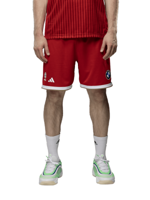 FC Bayern Basketball Authentic Short Home 26-27 - Rot - Herren - adidas