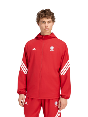 FC Bayern Basketball Warmup Jacket Home 26-27 - Rot - adidas