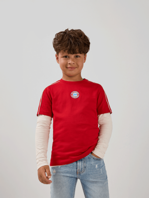 FC Bayern T-Shirt Essentials - Rot - Kinder