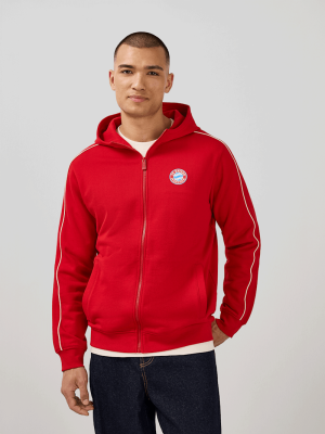 FC Bayern Zip-Hoodie Essentials - Rot