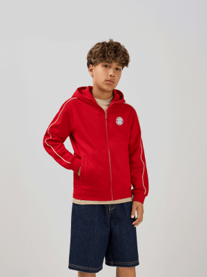 FC Bayern Zip-Hoodie Essentials - Rot - Kinder