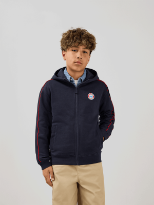 FC Bayern Zip-Hoodie Essentials - Navy - Kinder