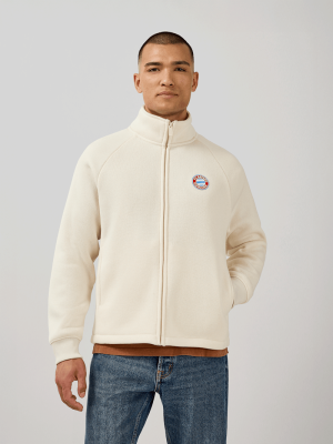 FC Bayern Fleecejacke Essentials - Off white