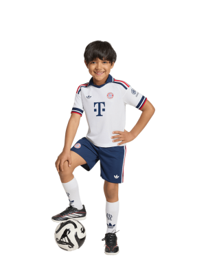FC Bayern Mini Kit Trikot Away 26-27 - Weiß - Auswärtstrikot - Kinder