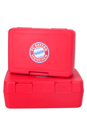 FC Bayern Brotdose 2er-Set - Rot